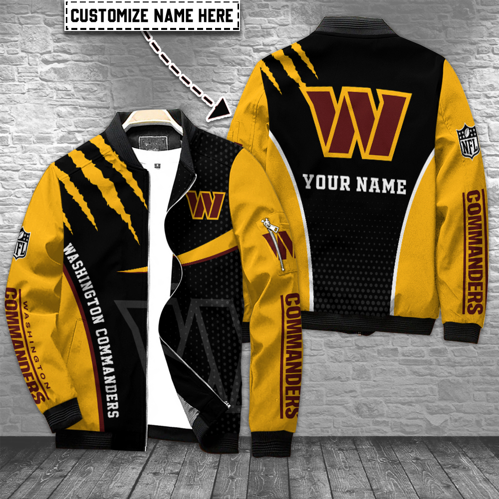 Washington Commanders Personalized Special Bomber Jacket For Cold Weather