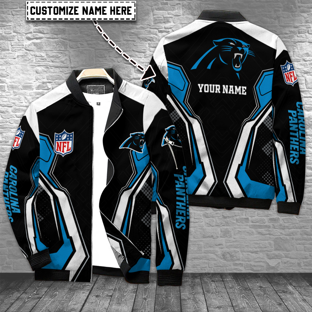 Carolina Panthers Personalized Bomber Jacket For Cold Season