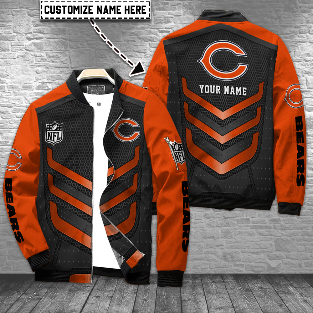Chicago Bears Personalized Bomber Jacket Special Gift For Men Women In Cold Season