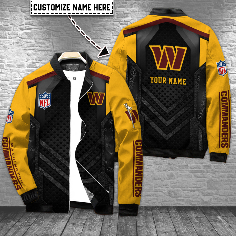 Washington Commanders Personalized Bomber Jacket Special Gift For Men Women In Cold Season