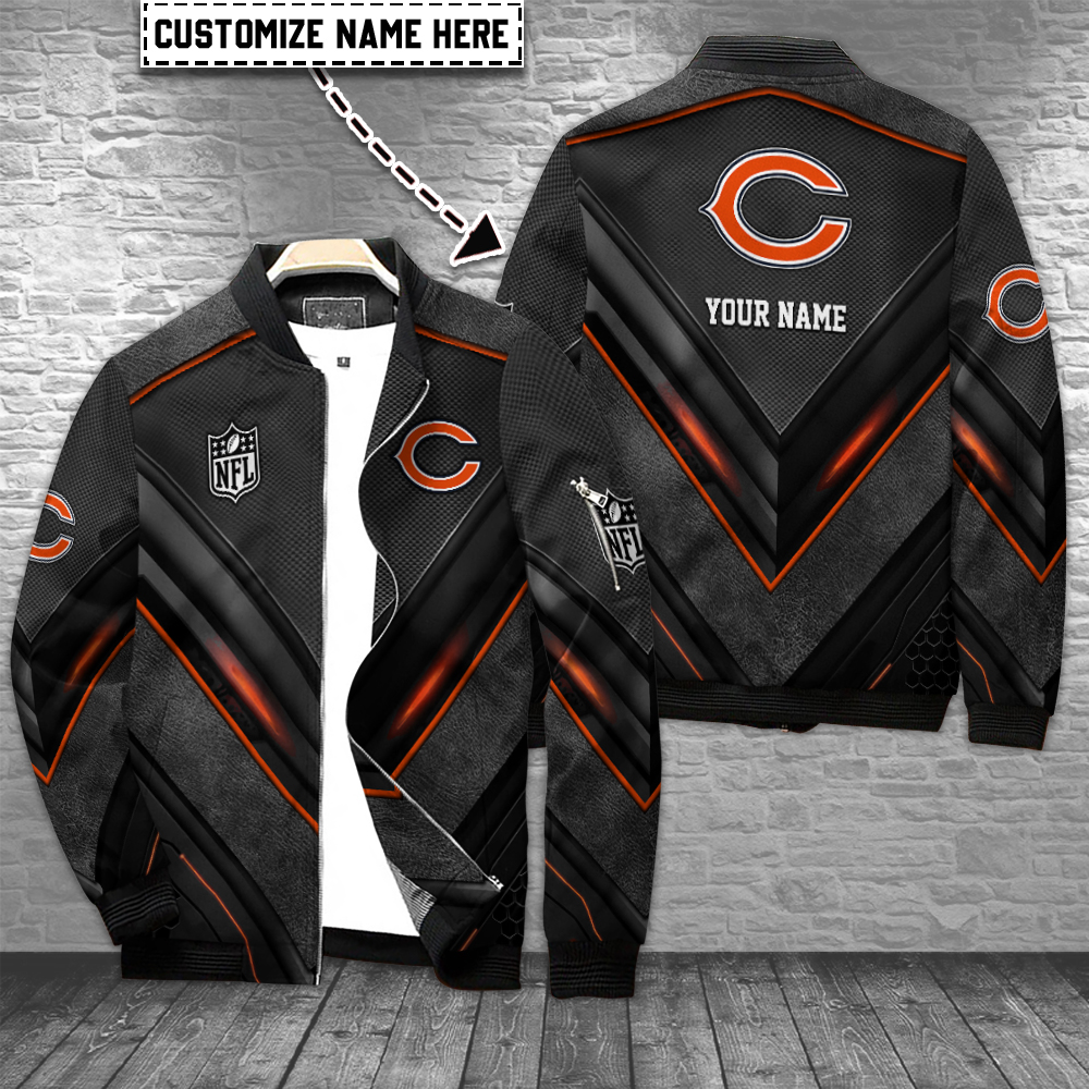 Chicago Bears Personalized Bomber Jacket Special Cold Season Gift For Fans