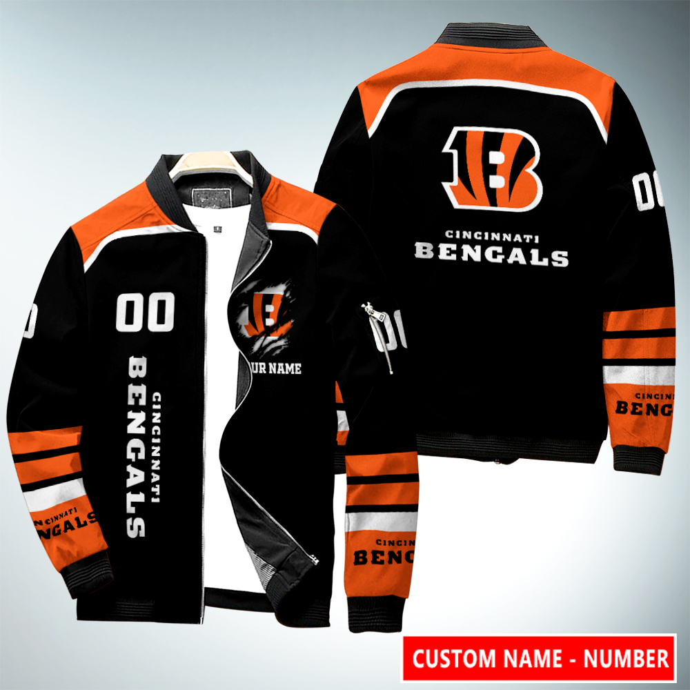Cincinnati Bengals Personalized Bomber Jacket For Cold Weather