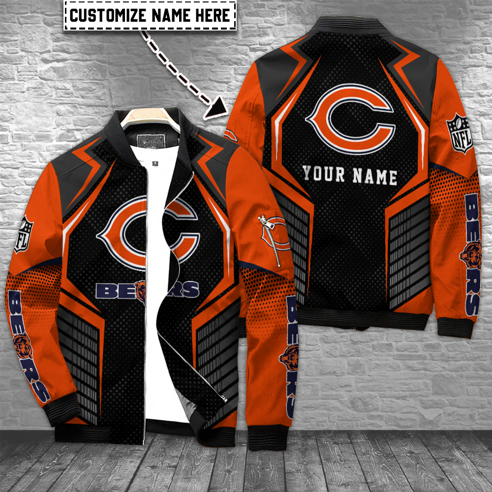 Chicago Bears Personalized Bomber Jacket Special Cold Season Gift For Men And Women