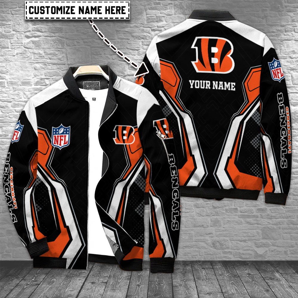 Cincinnati Bengals Personalized Bomber Jacket For Cold Season