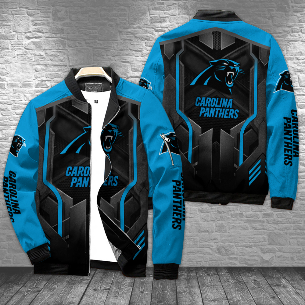 Carolina Panthers Bomber Jacket For Sport Fans