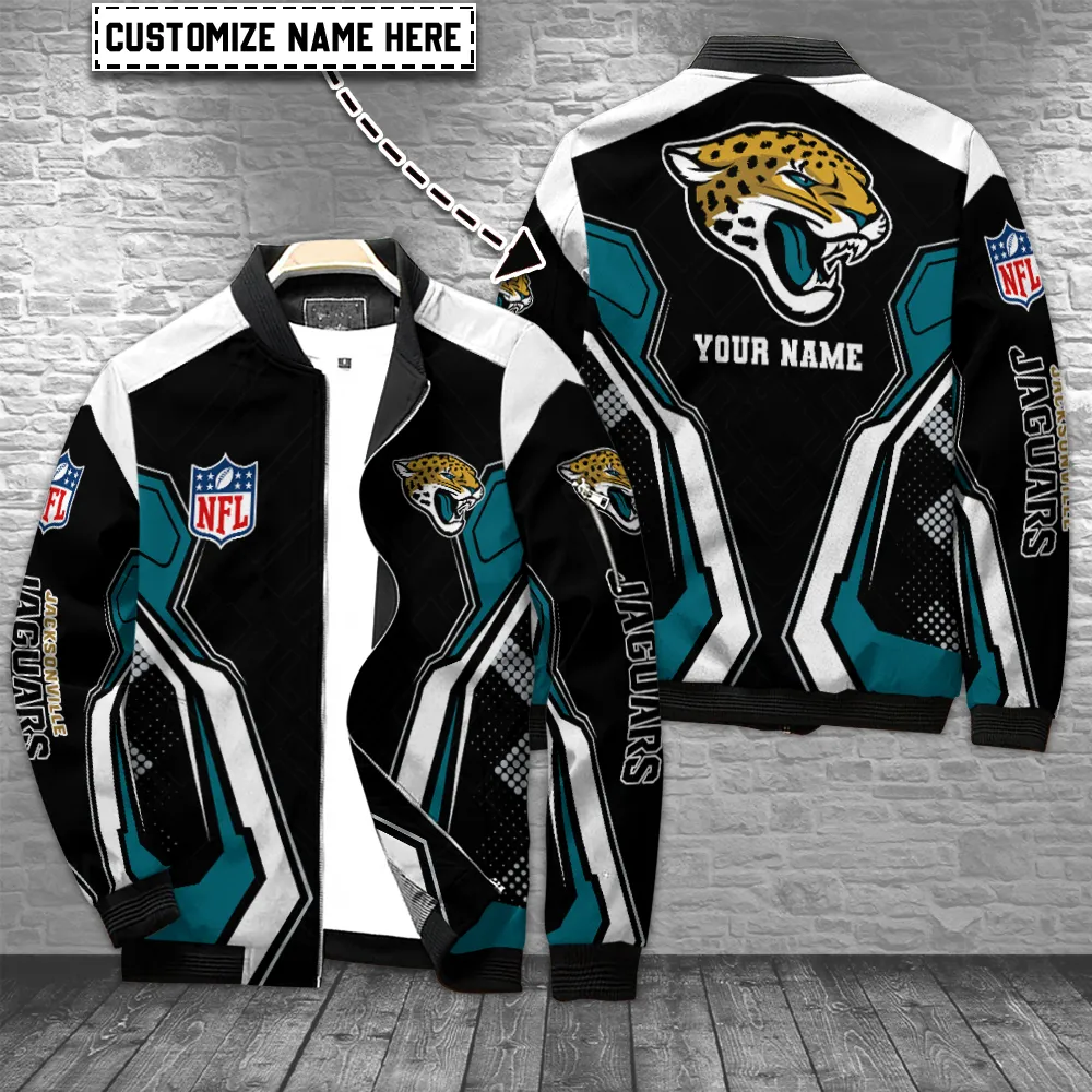 Jacksonville Jaguars Personalized Bomber Jacket For Cold Season