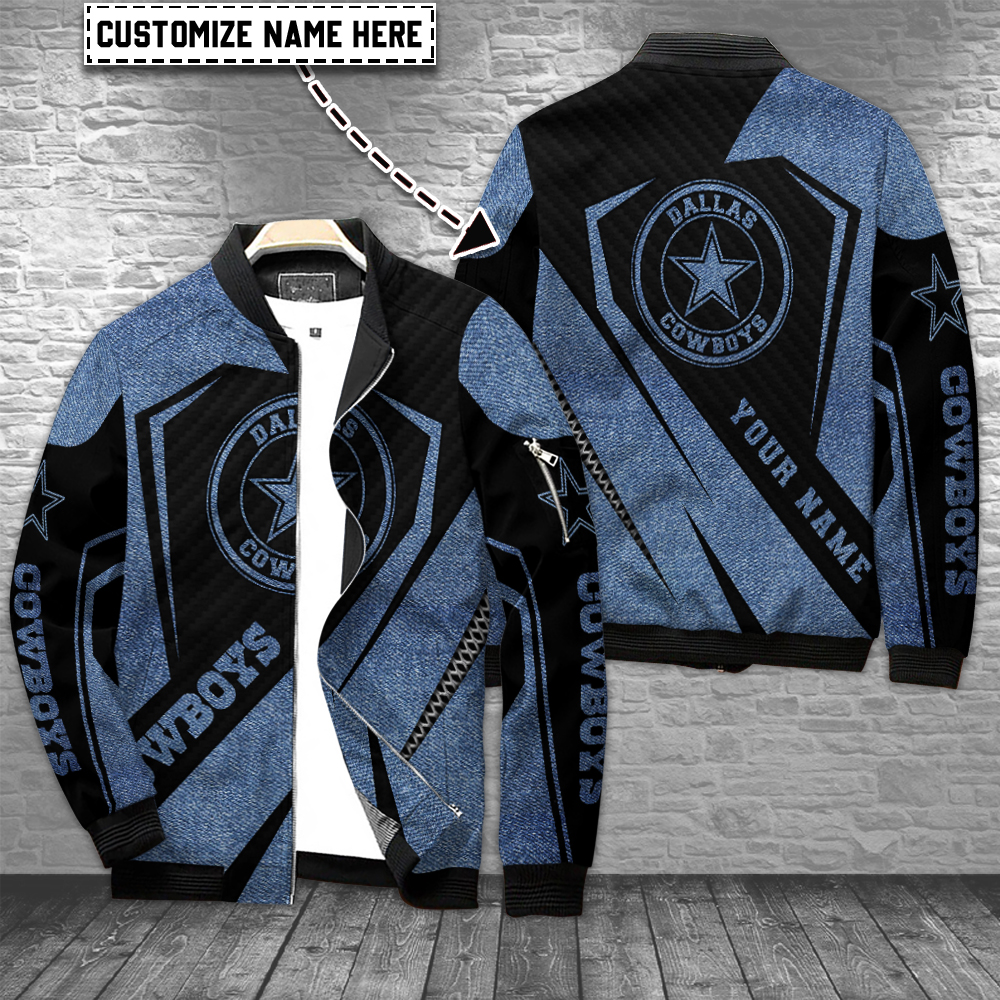 Dallas Cowboys Personalized Bomber Jacket Gift For Team Fans
