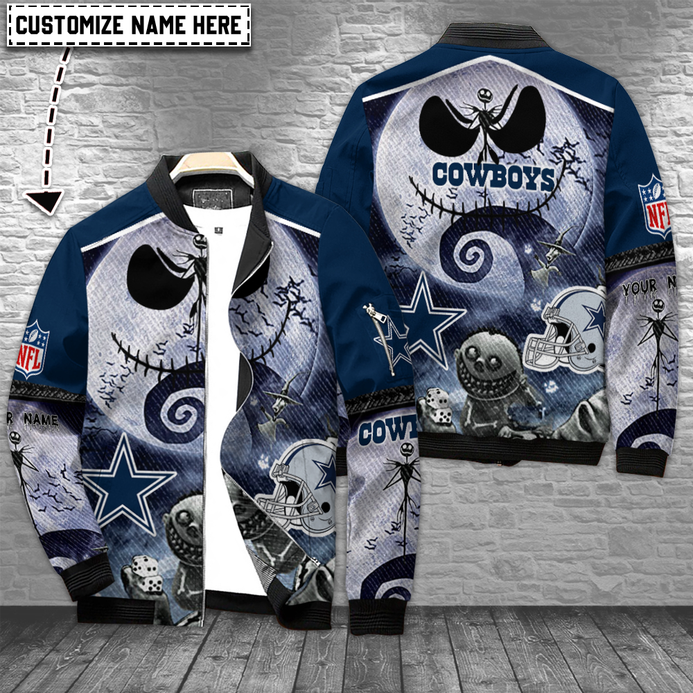 Dallas Cowboys Personalized Bomber Jacket For Cold Season