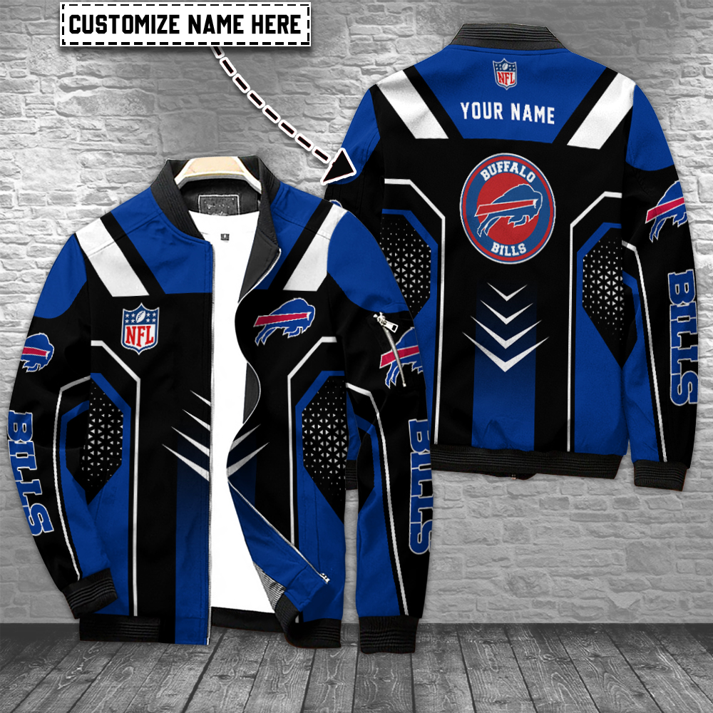 Buffalo Bills Personalized Bomber Jacket For Sport Team Fans