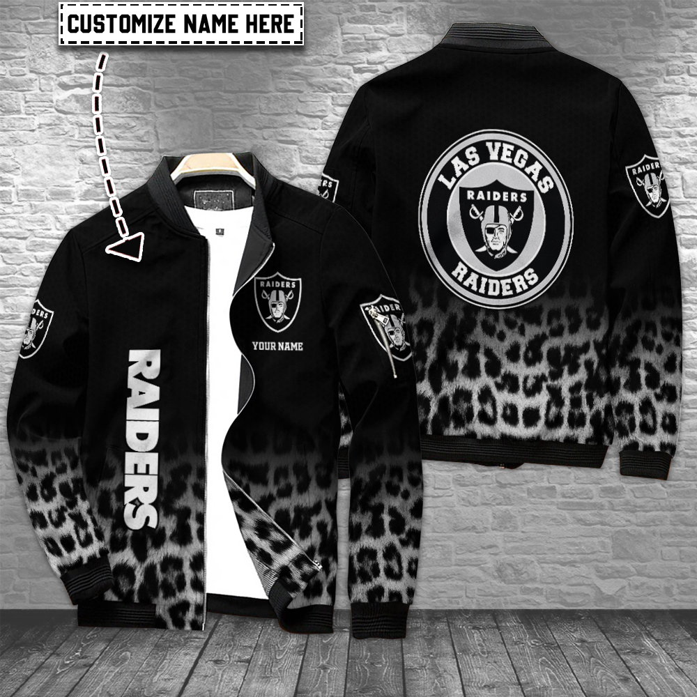 Las Vegas Raiders Personalized Bomber Jacket For Cold Season