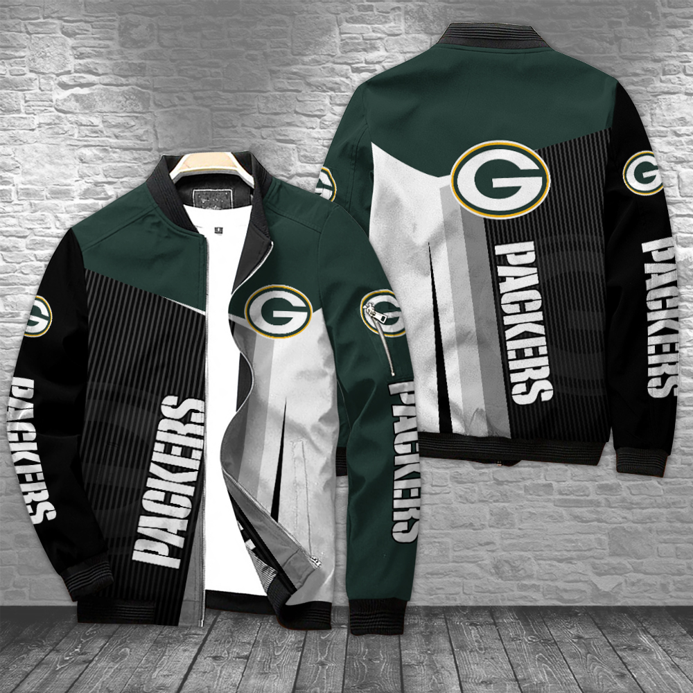 Green Bay Packers Bomber Jacket Gift For Sport Team Fans