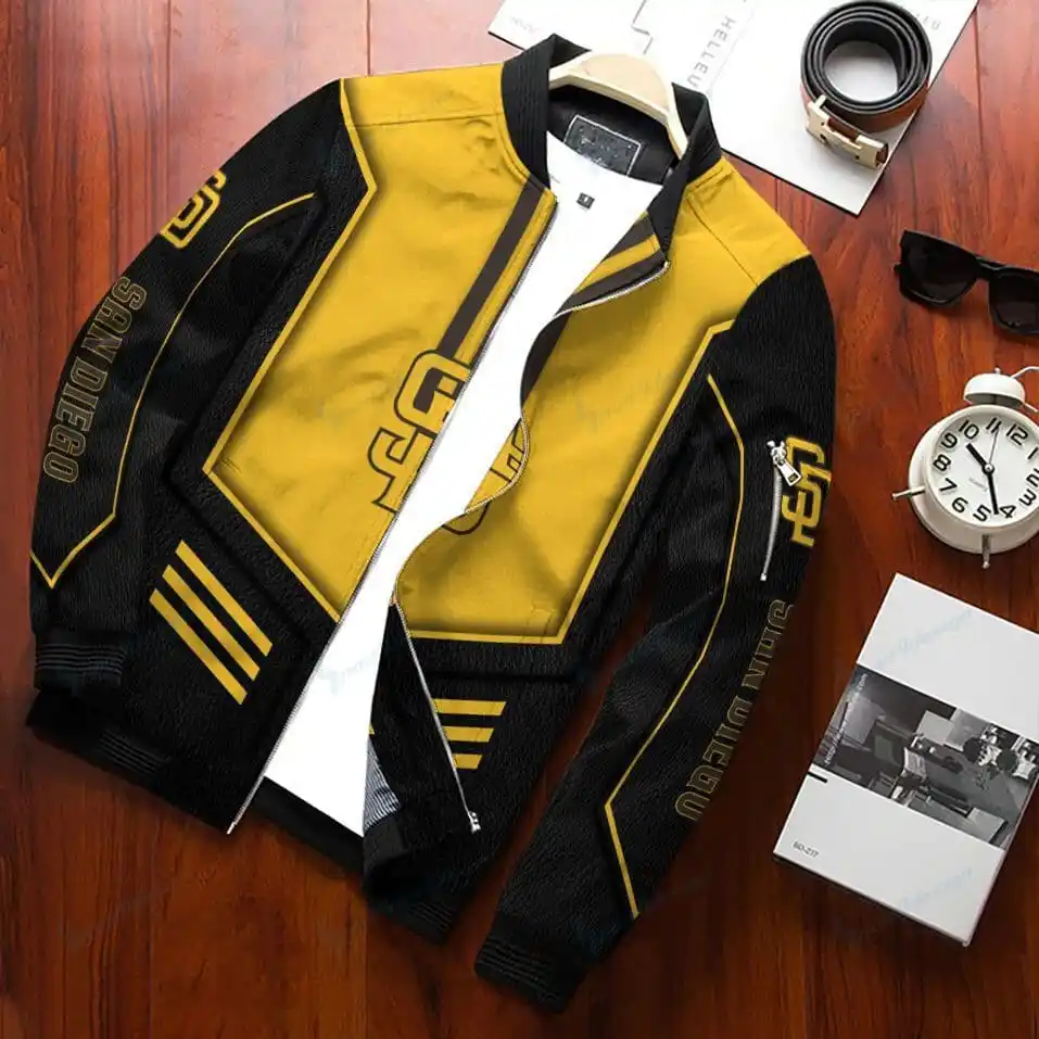 San Diego Padres Bomber Jacket For Men