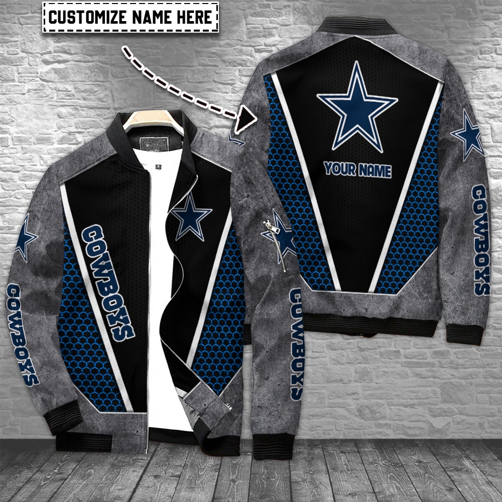 Dallas Cowboys Personalized Bomber Jacket For Sport Fans