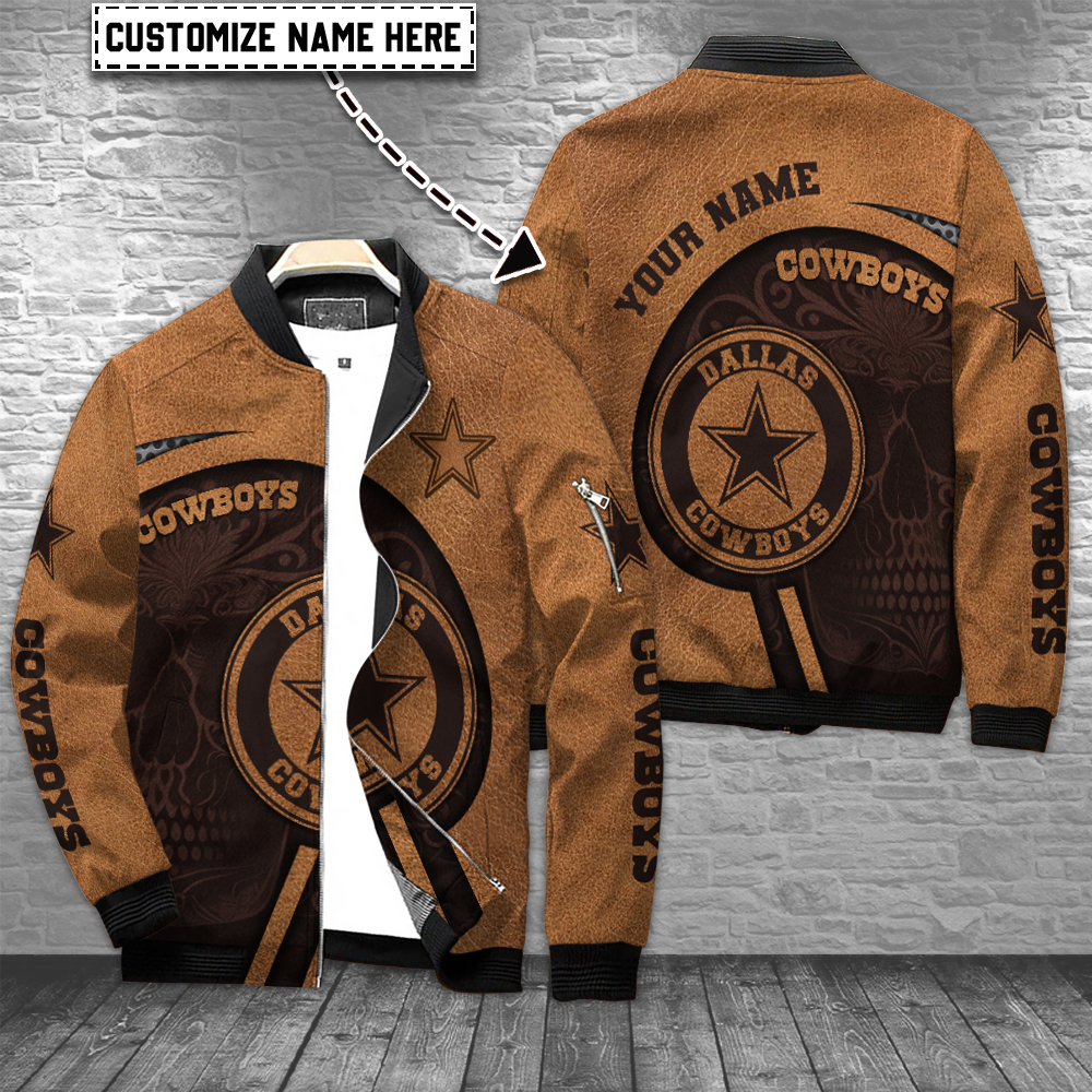 Dallas Cowboys Personalized Bomber Jacket For Sport Team Fans