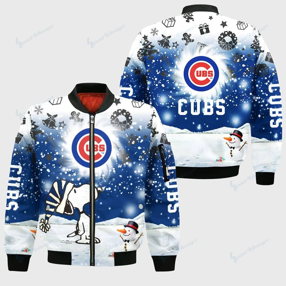 Chicago Cubs Bomber Jacket For Men