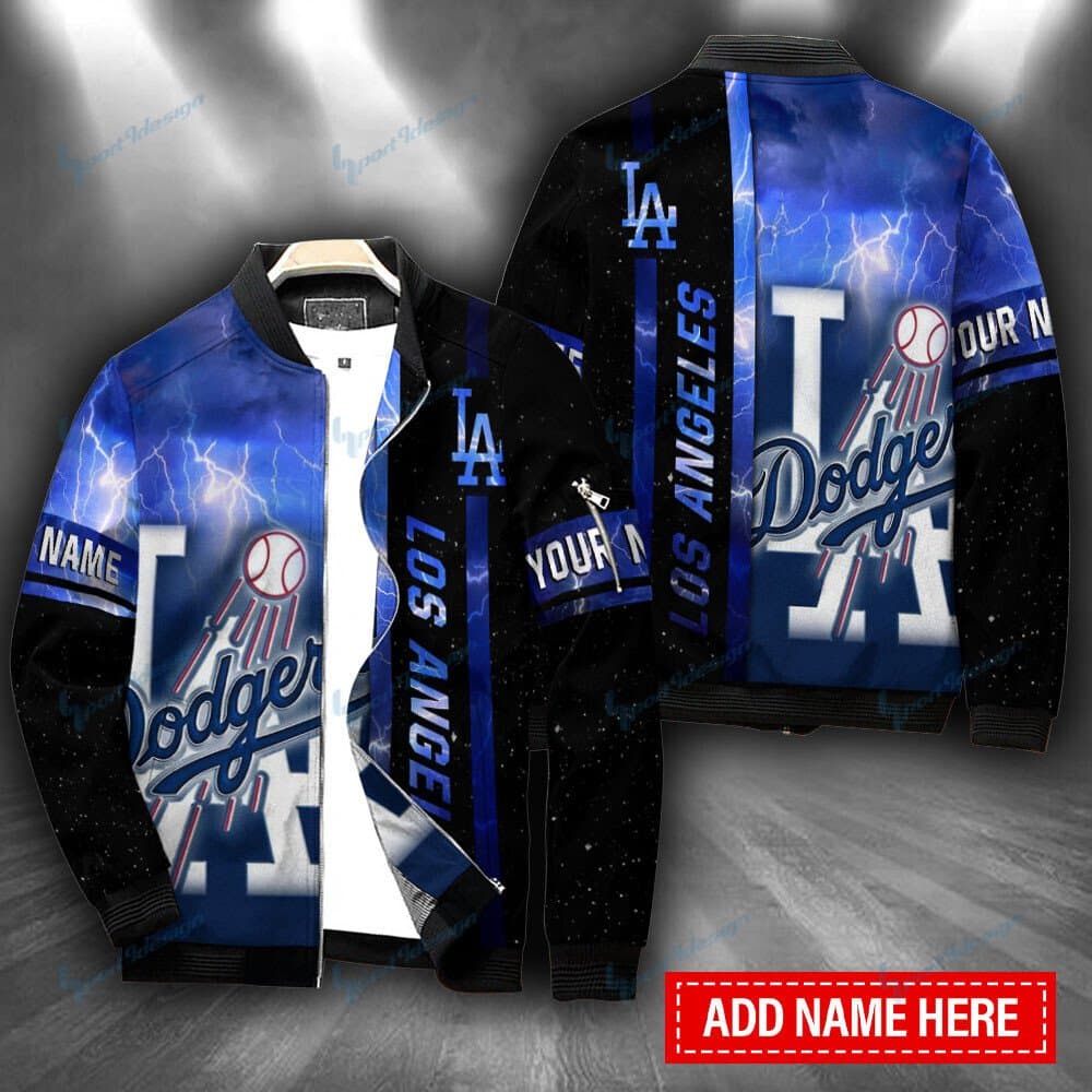 Los Angeles Dodgers Personalized Bomber Jacket Gift For Sport Fan