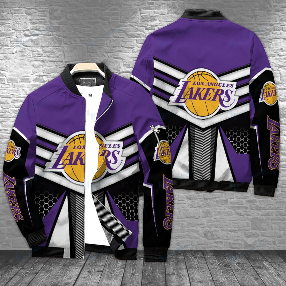 Los Angeles Lakers Nba Bomber Jacket Best Gift For Men And Women