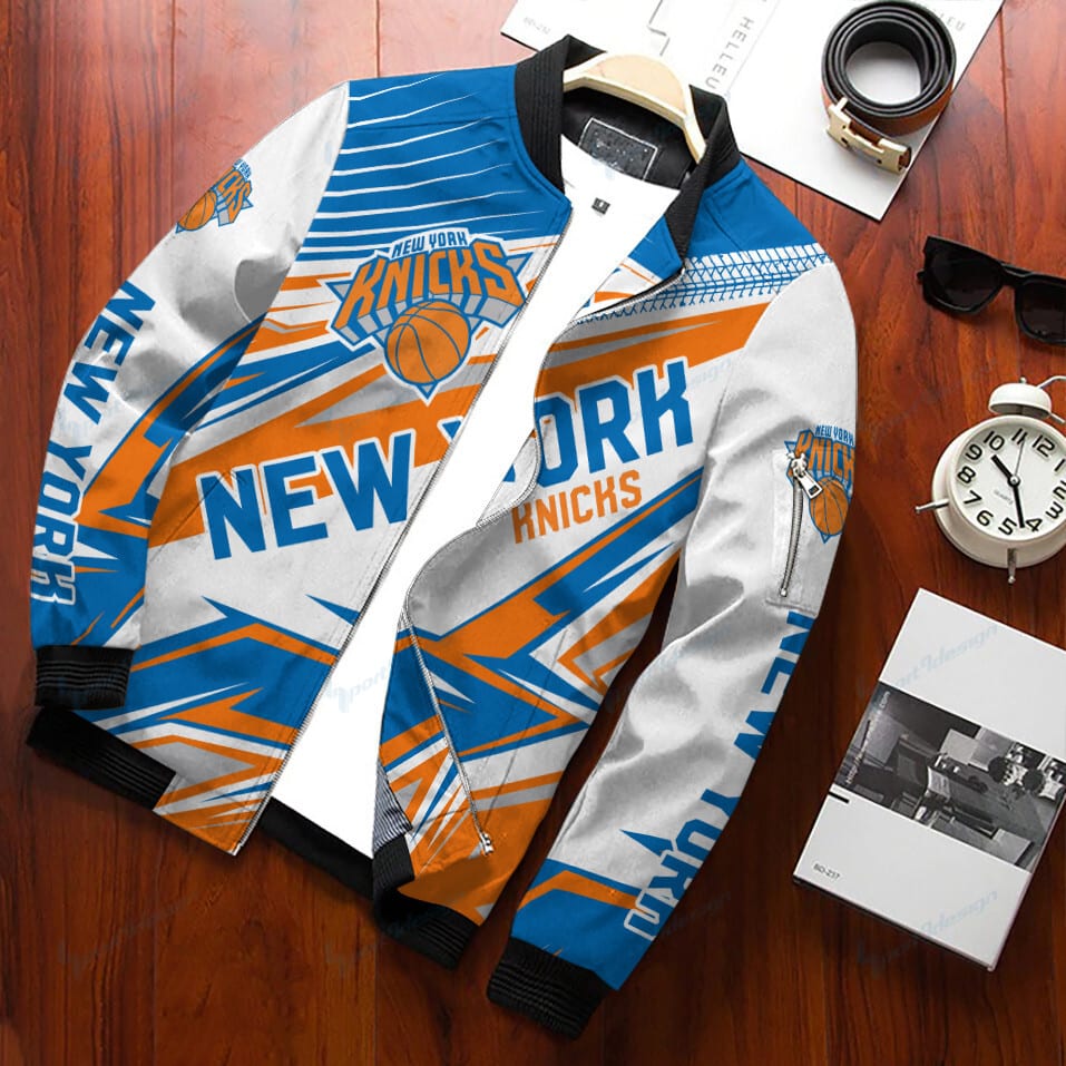 New York Knicks Bomber Jacket For Men