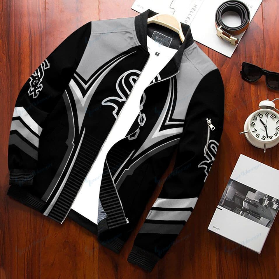 Chicago White Sox Bomber Jacket Zip Up Jacket For Men Women
