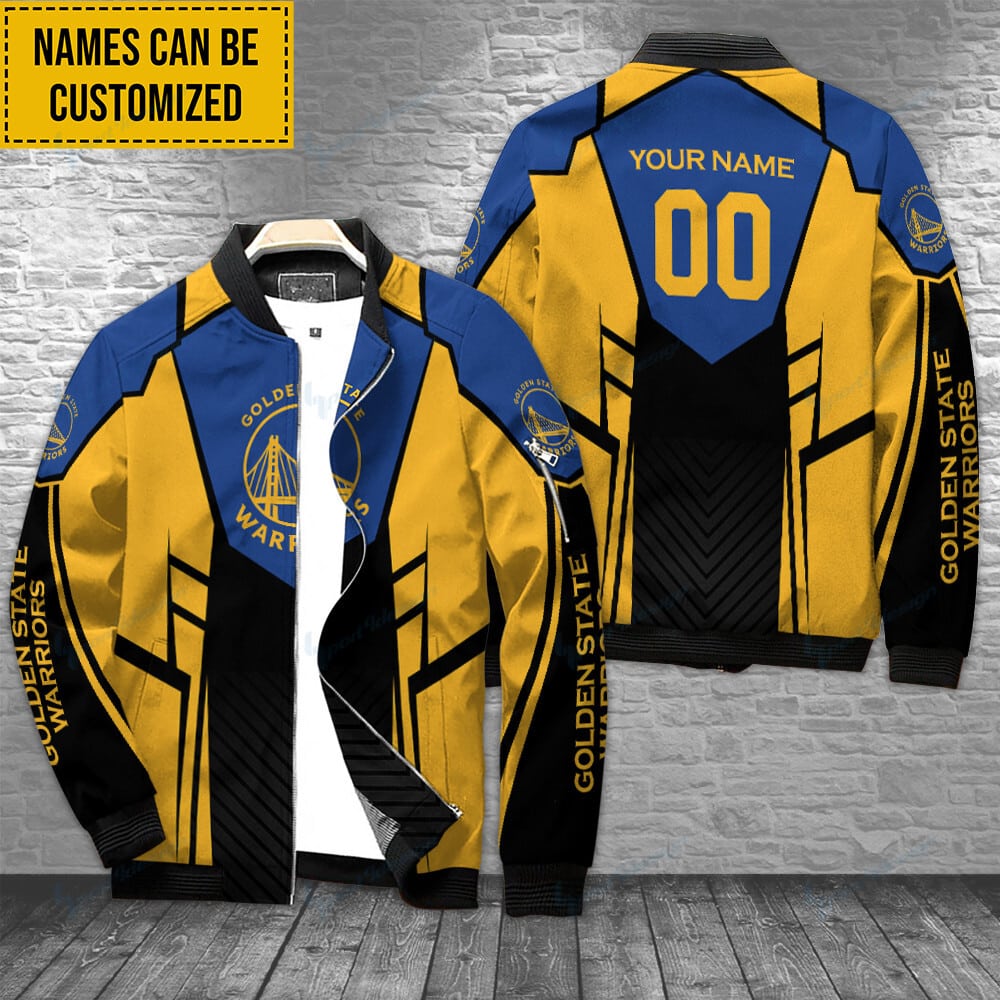 Golden State Warriors Personalized Bomber Jacket Gift For Sport Team Fan