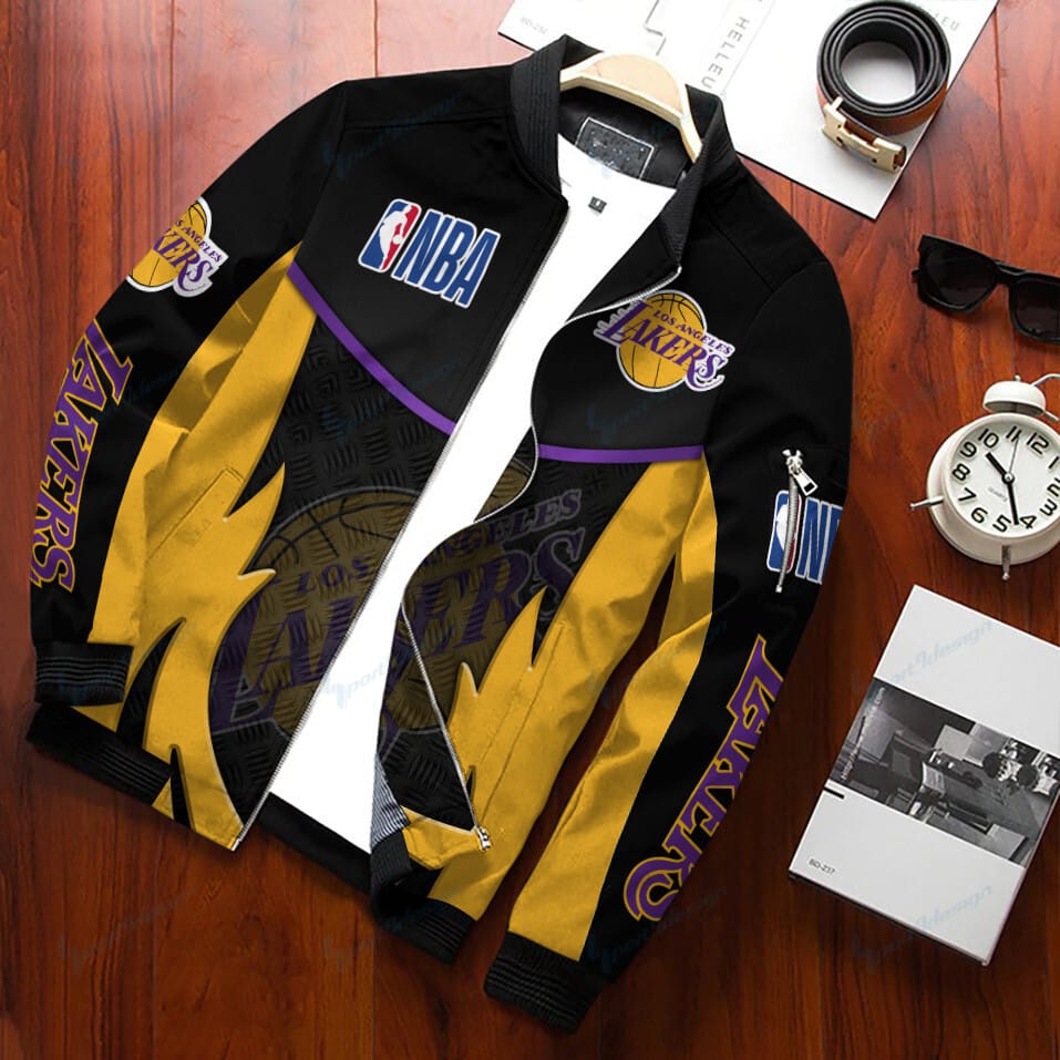 Los Angeles Lakers Bomber Jacket Best Gift For Men And Women