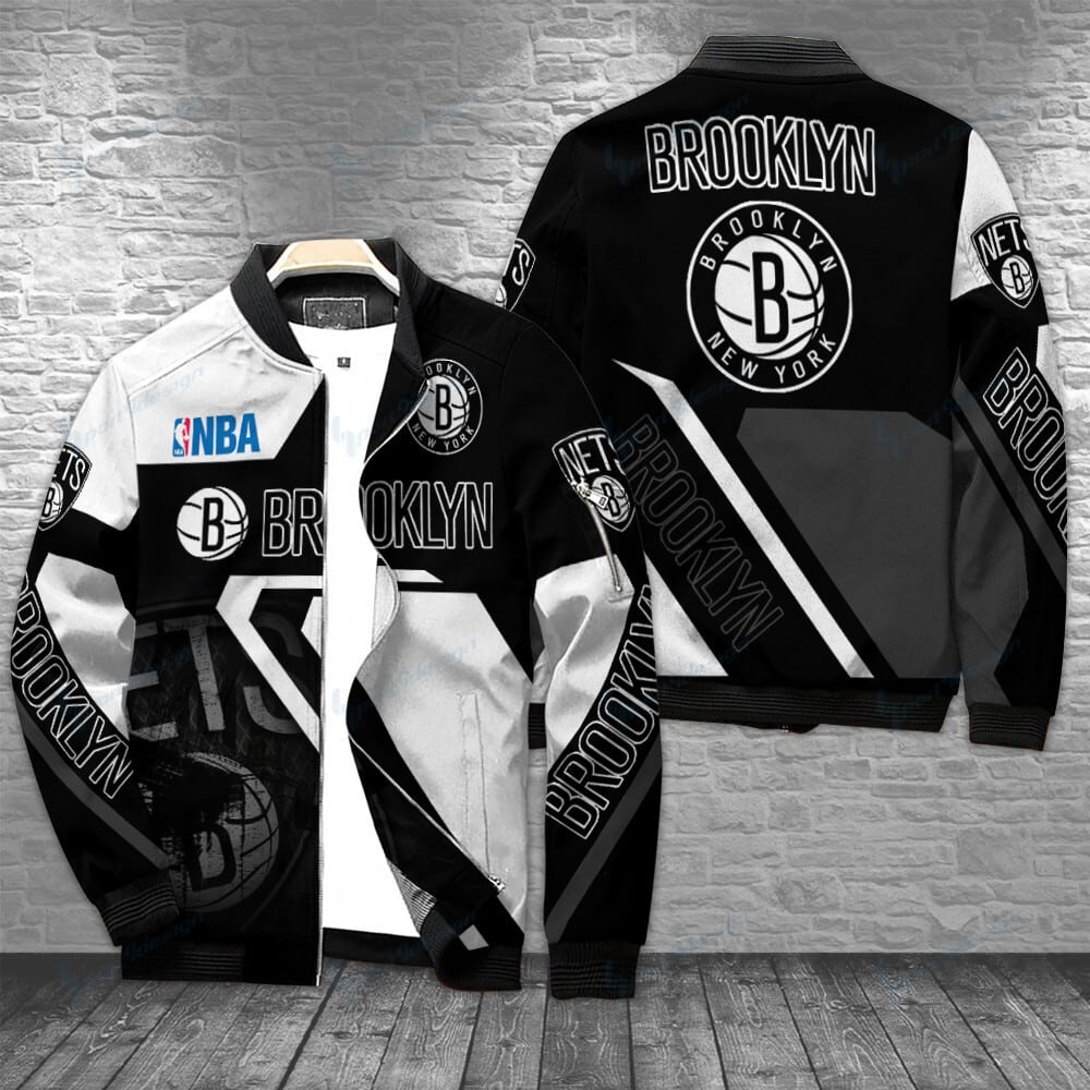 Brooklyn Nets Personalized Bomber Jacket Best Collection For Sport Fans