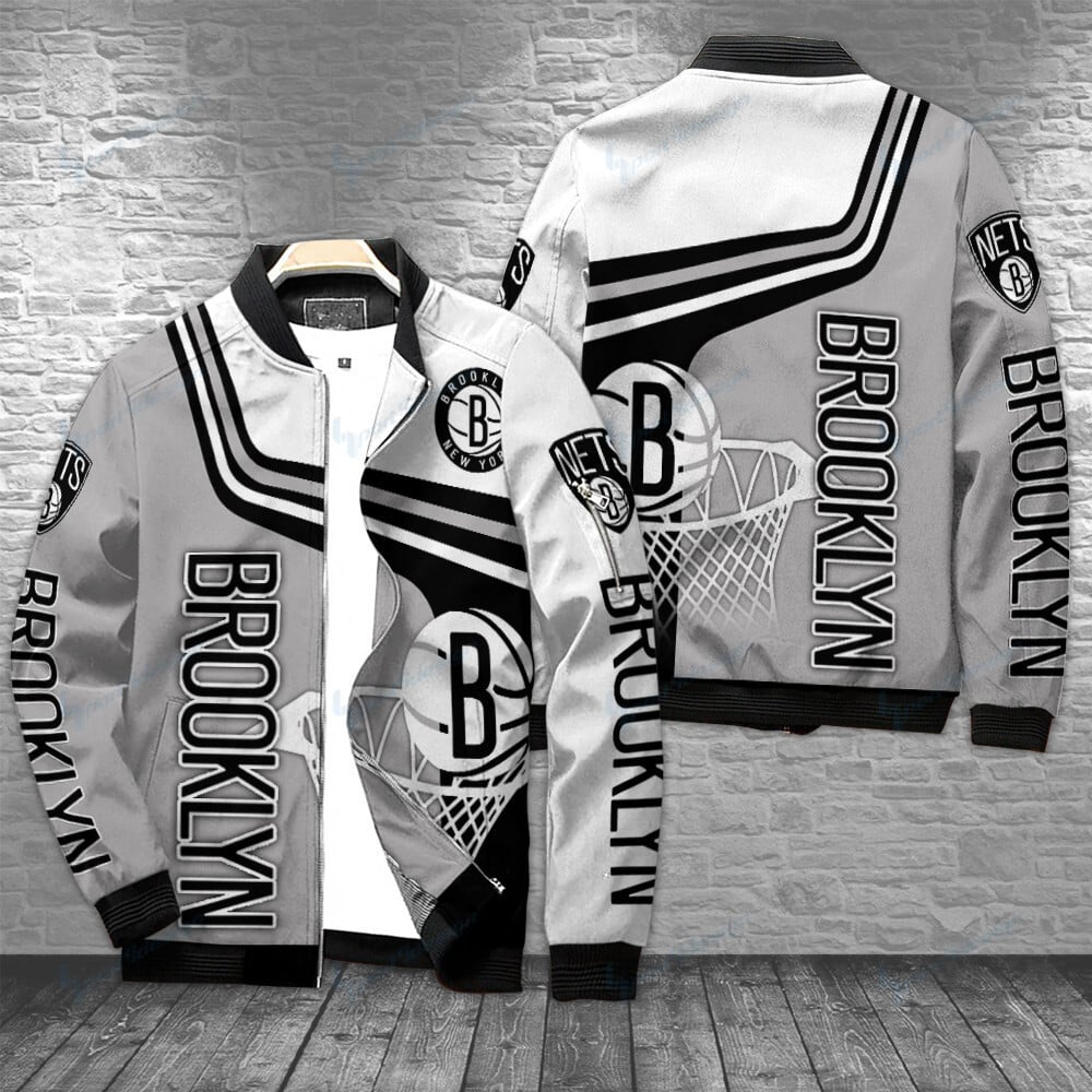 Brooklyn Nets Personalized Bomber Jacket Collection For Sport Fans