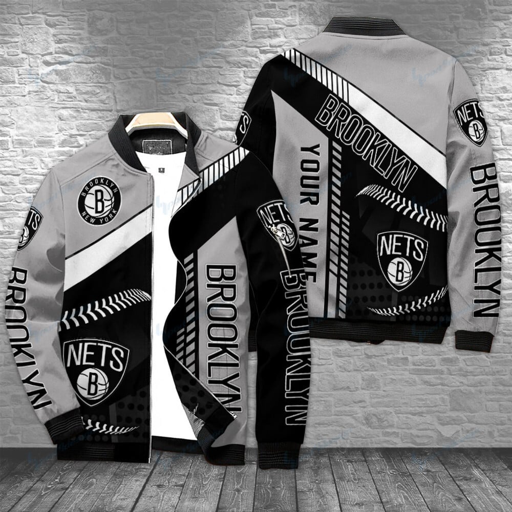 Brooklyn Nets Personalized Bomber Jacket Best Gift For Men And Women