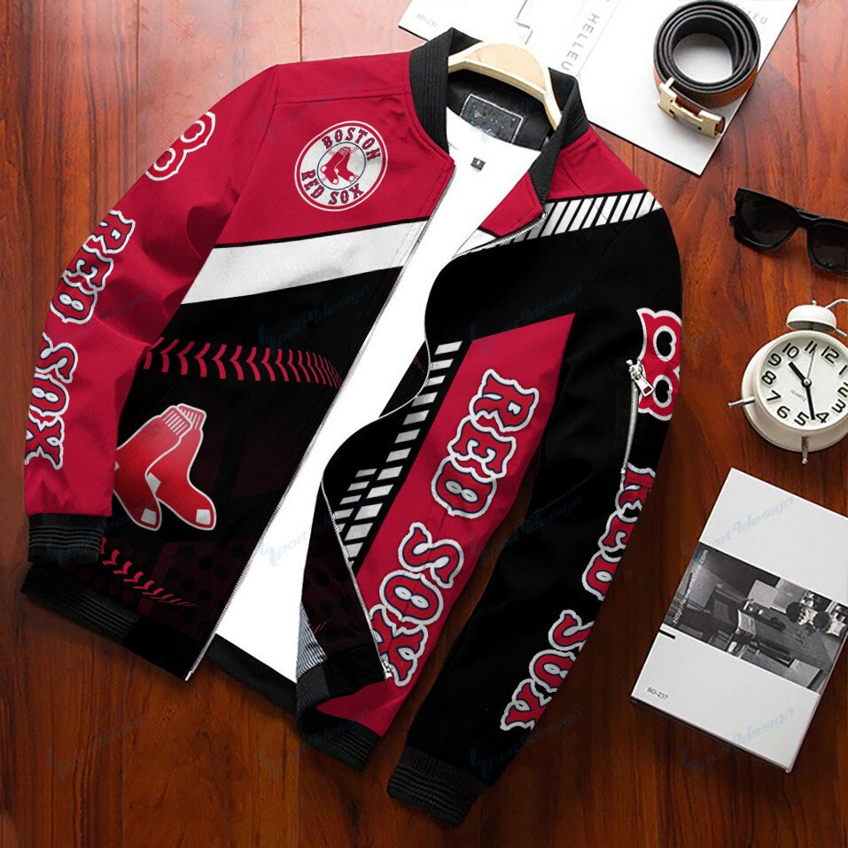 Boston Red Sox Bomber Jacket Gift For Sport Team Fan