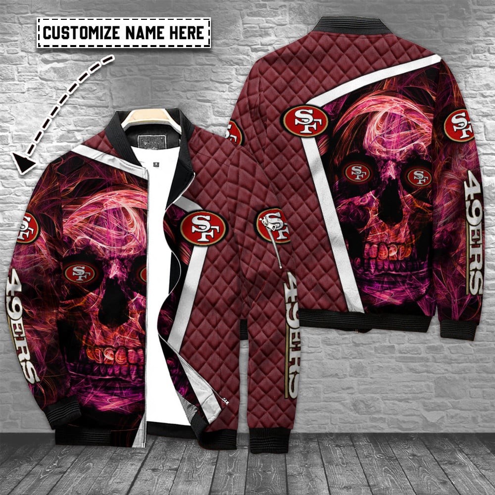 San Francisco 49Ers Personalized Full Zip Bomber Jacket Collection For Sport Fans