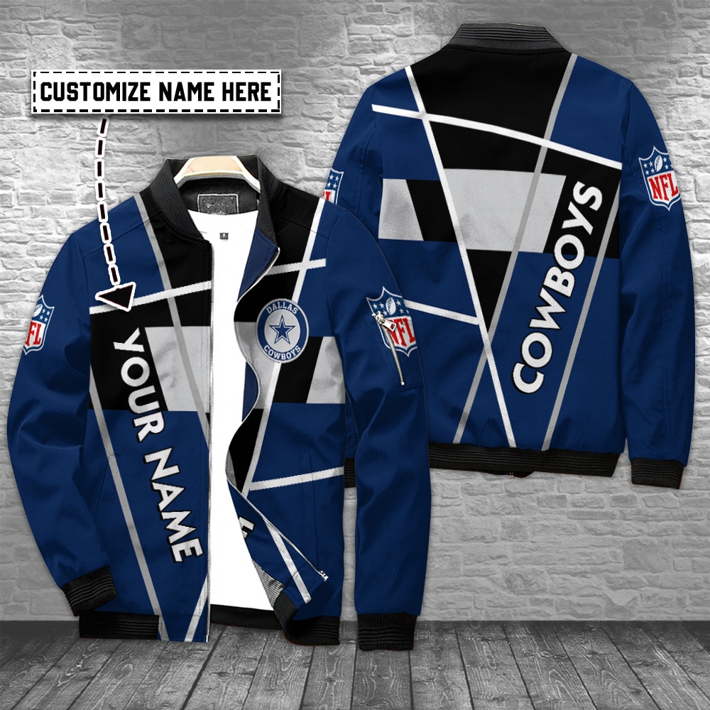 Dallas Cowboys Personalized Bomber Jacket For Nfl Team Fan