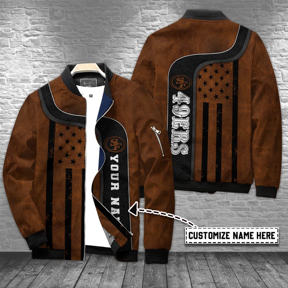 San Francisco 49Ers Custom Bomber Jacket Best Collection For Sport Fans
