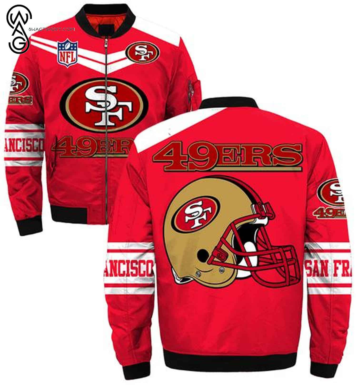 San Francisco 49Ers Bomber Jacket Best Gift For Men And Women