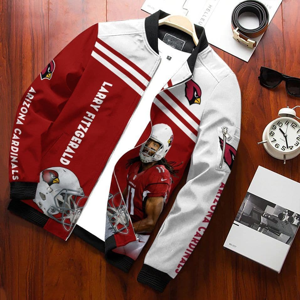Larry Fitzgerald Jr. Arizona Cardinals Bomber Jacket