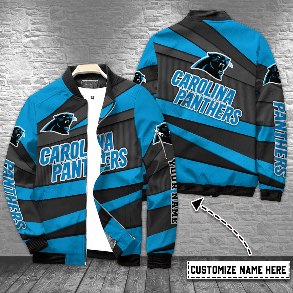 Carolina Panthers Personalized Bomber Jacket Best Collection For Sport Fans
