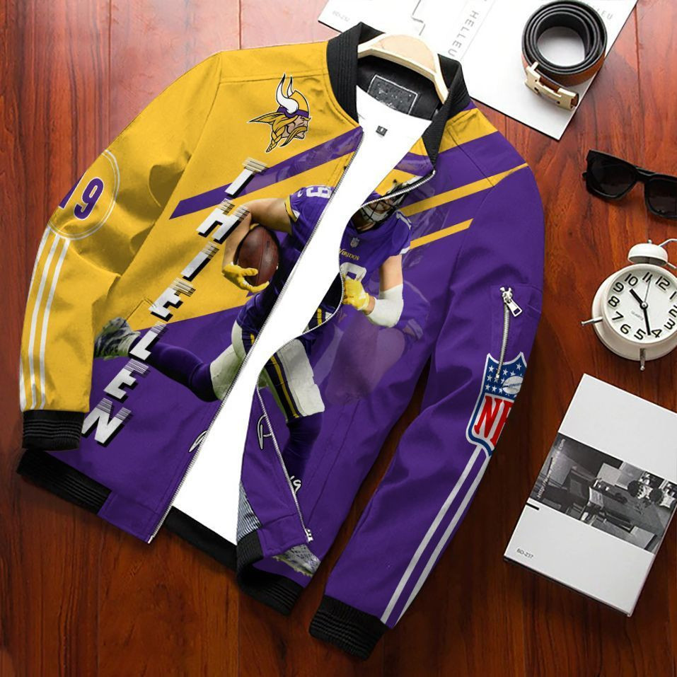 Adam Thielen Minnesota Vikings Bomber Jacket