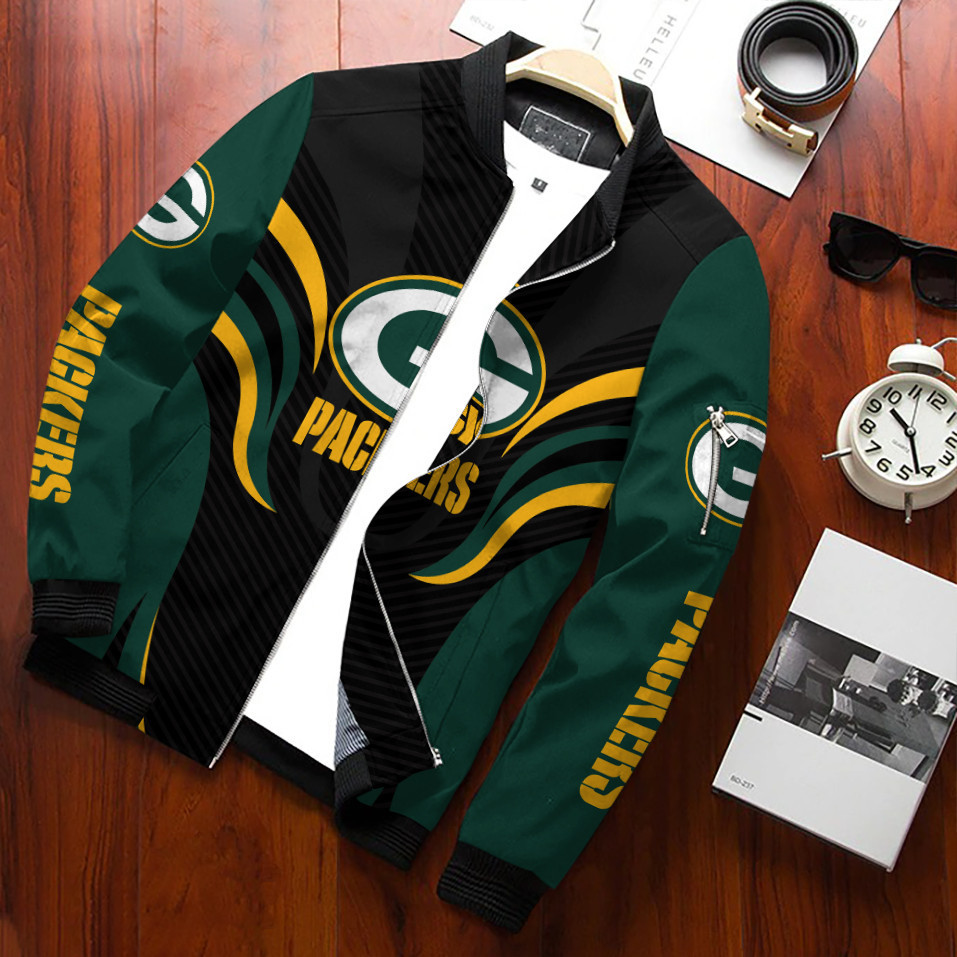 Green Bay Packers Nfl Bomber Jacket Best Gift For Men And Women