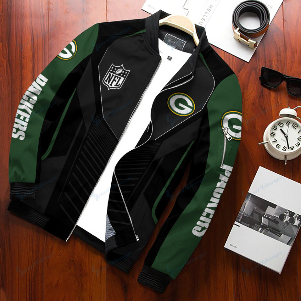 Green Bay Packers Bomber Jacket Gift For Sport Fans