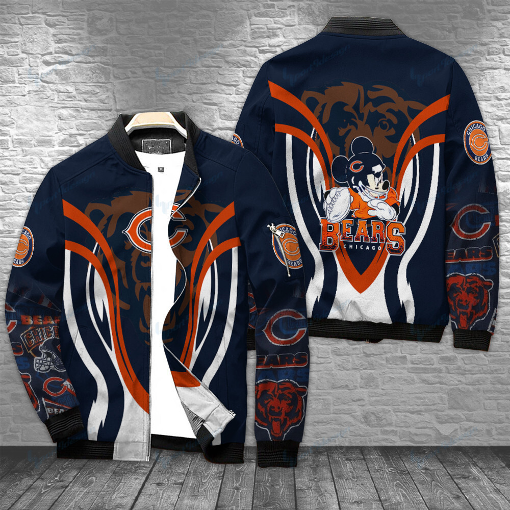 Chicago Bears Bomber Jacket Hot Gift For Sport Fans