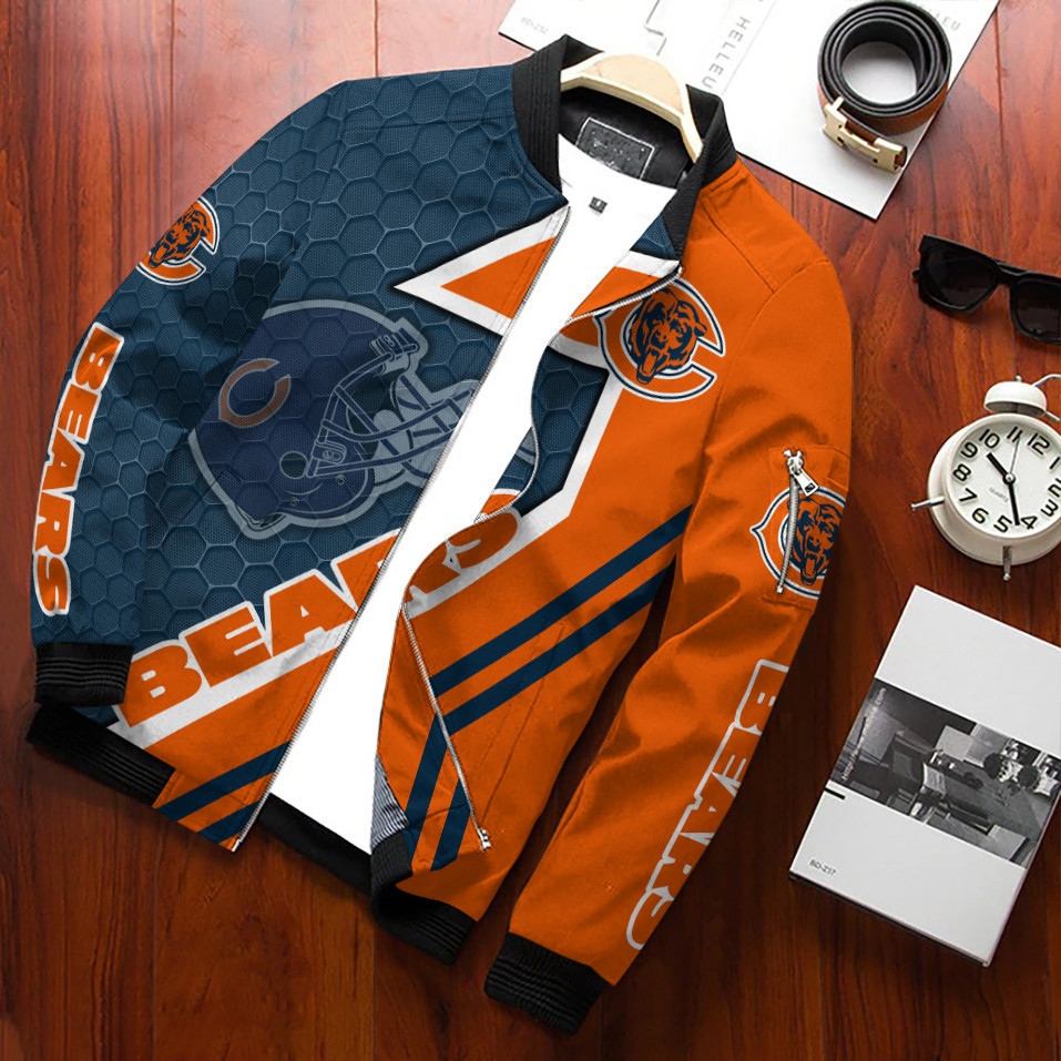 Chicago Bears Personalized Bomber Jacket Gift For Sport Team Fan