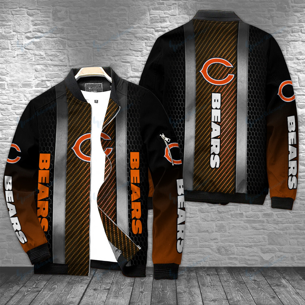 Chicago Bears Bomber Jacket Gift For Team Sport Fans