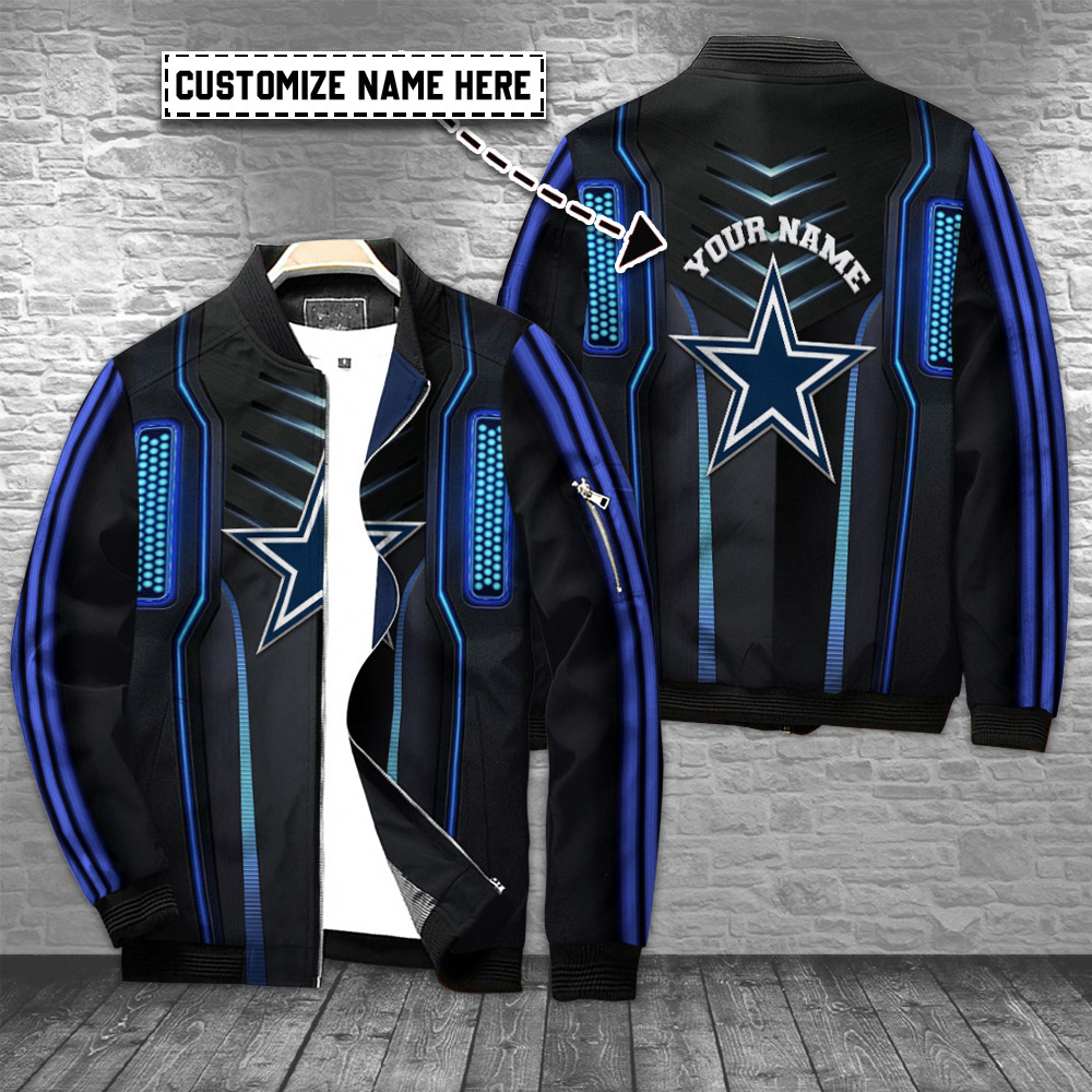 Dallas Cowboys Personalized Bomber Jacket For Nfl Sport Team Fan