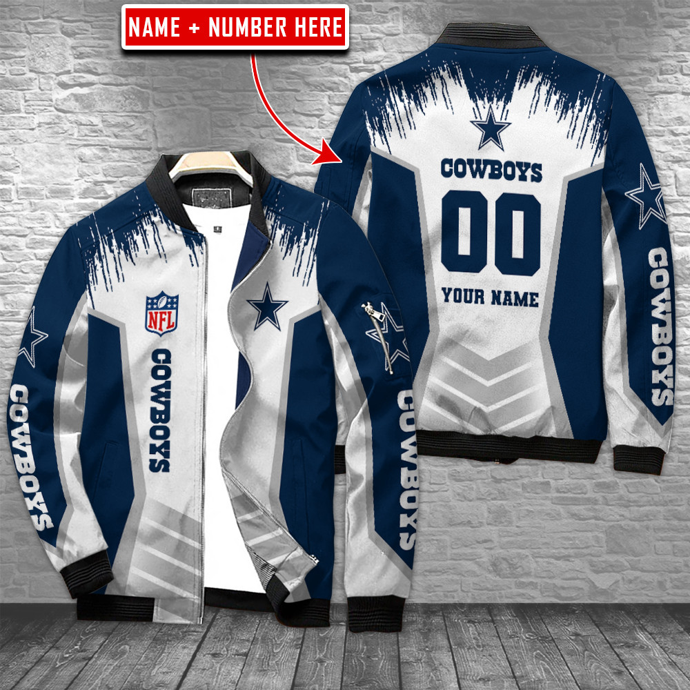 Dallas Cowboys Personalized Bomber Jacket Gifts For Sport Team Fan