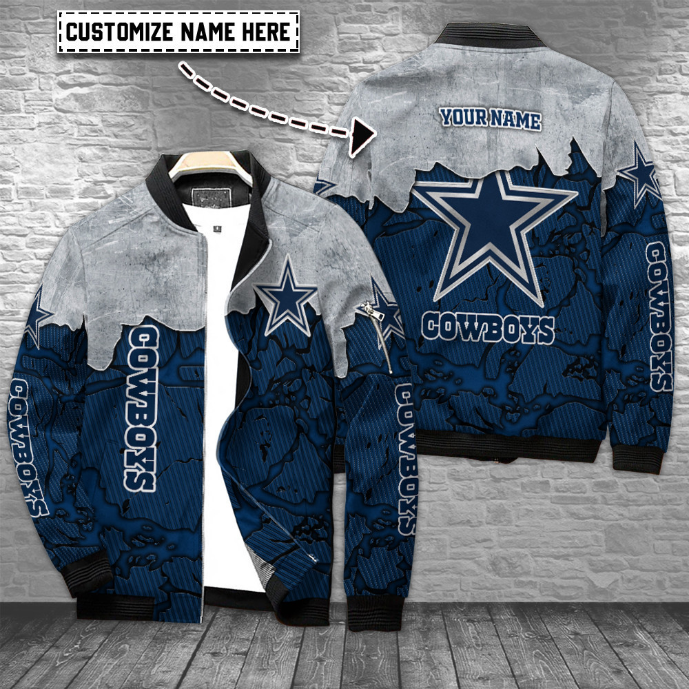 Dallas Cowboys Personalized Nfl Bomber Jacket Collection For Sport Fans