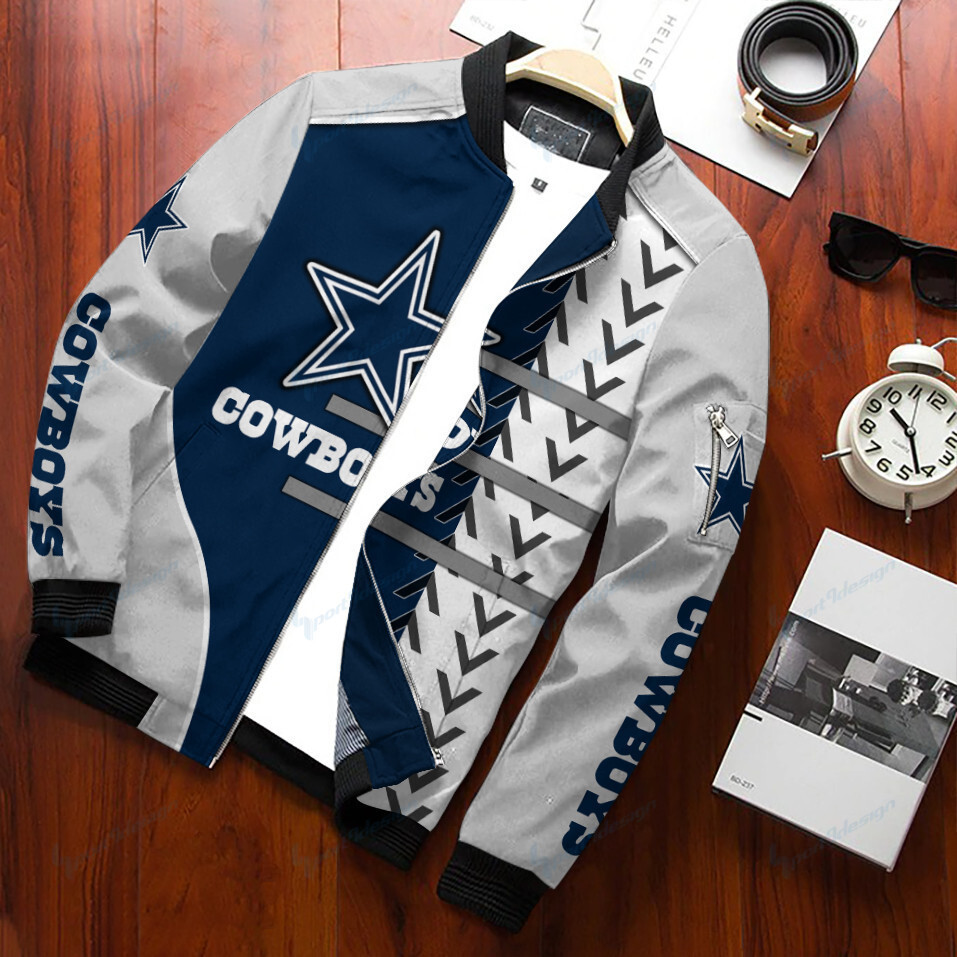 Dallas Cowboys Football Personalized Bomber Jacket Hot Gift For Sport Fans