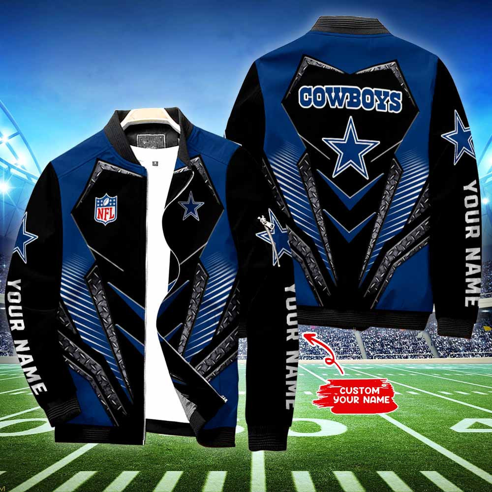 Dallas Cowboys Football Personalized Bomber Jacket Best Collection For Nfl Fans