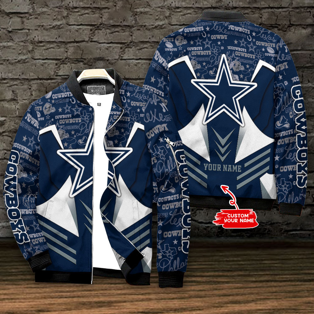 Dallas Cowboys Personalized Nfl Bomber Jacket Best Collection For Sport Fans