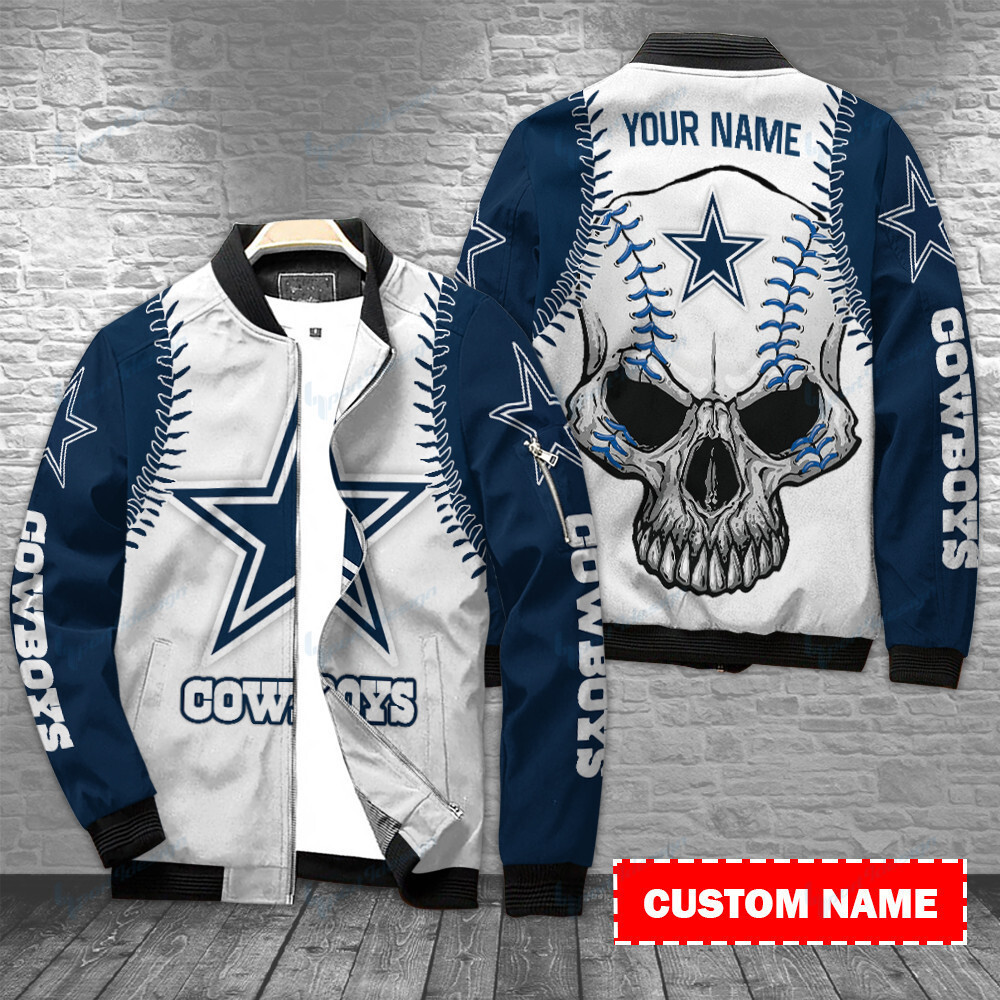 Dallas Cowboys Football Nation Personalized Bomber Jacket Gift For Sport Fans
