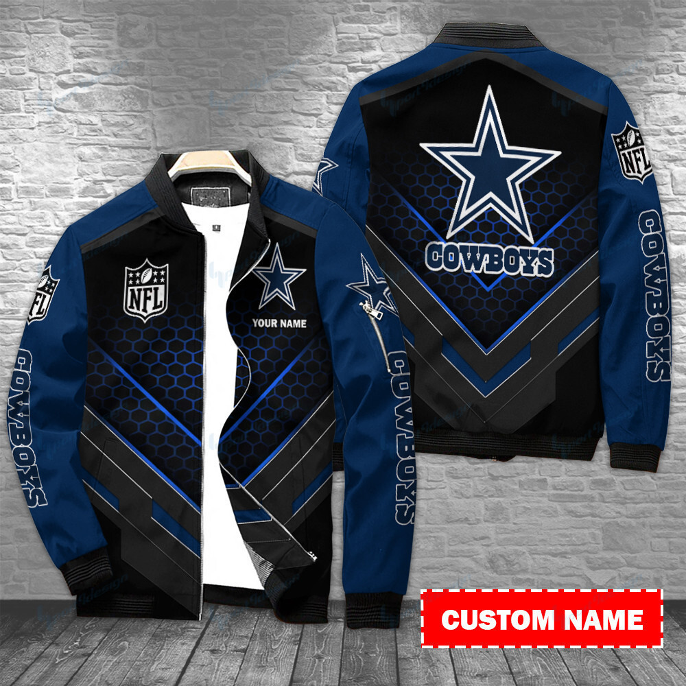 Dallas Cowboys Personalized Bomber Jacket Gift For Sport Nfl Fans