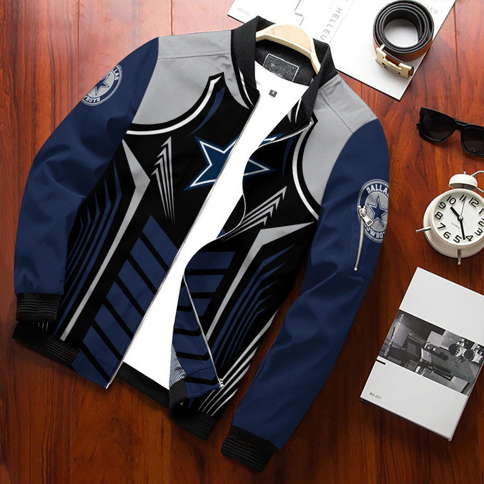 Dallas Cowboys Bomber Jacket Gift For Sport Team Nfl Fans